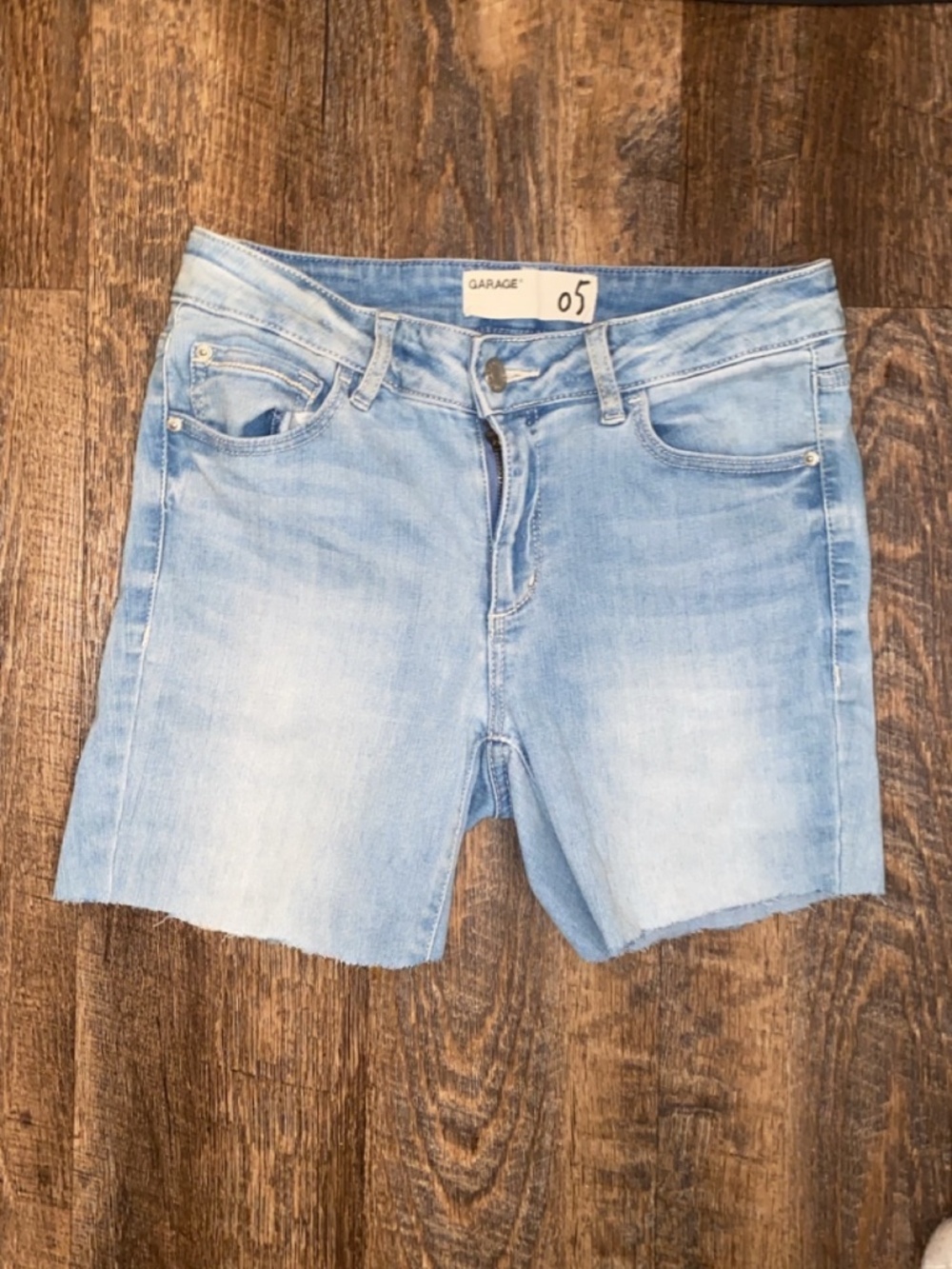 Garage Blue Denim Jean Shorts Size Small